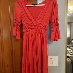 Elegant Coral Dress